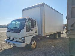 Salvage trucks for sale at Leroy, NY auction: 2006 Isuzu NPR BOX Truck