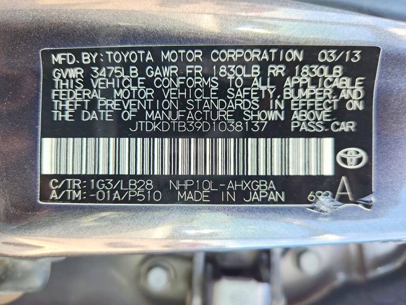 2013 Toyota Prius c Four