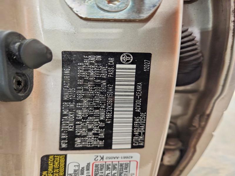 2006 Toyota Camry le