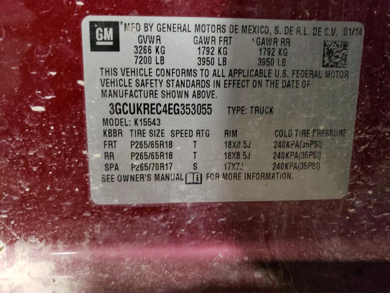 2014 Chevrolet Silverado K1500 LT