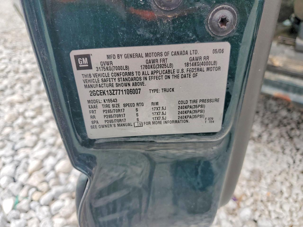 2007 Chevrolet Silverado K1500 Classic Crew Cab