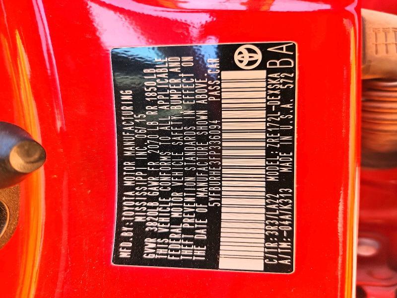 2015 Toyota Corolla s Premium