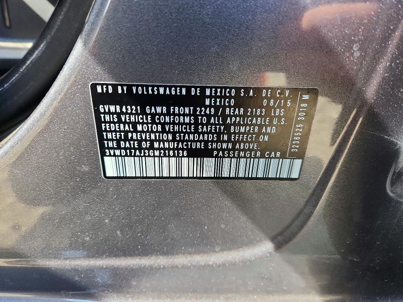 2016 Volkswagen Jetta Sport