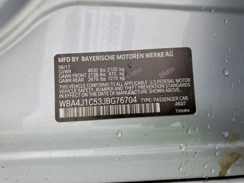 2018 BMW 430i Gran Coupe