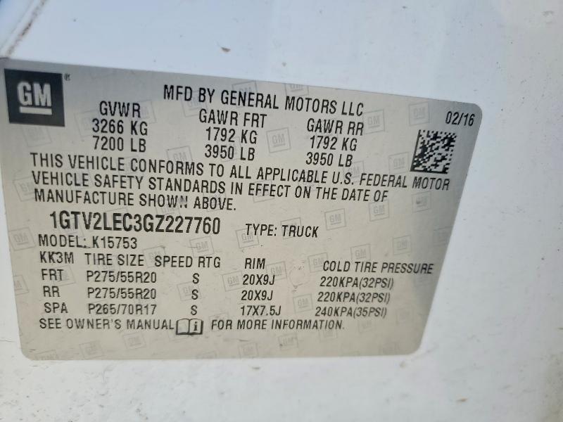 2016 GMC Sierra K1500