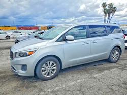KIA salvage cars for sale: 2015 KIA Sedona lx