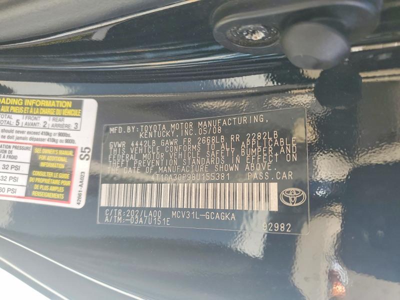 2008 Toyota Camry Solara sle V6