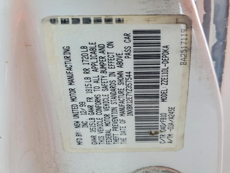 2000 Toyota Corolla ve