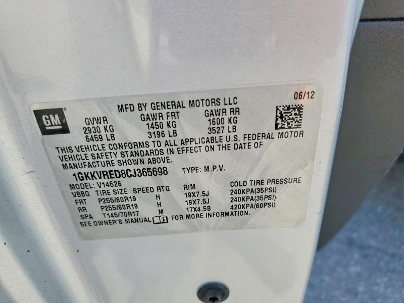 2012 GMC Acadia Slt-1