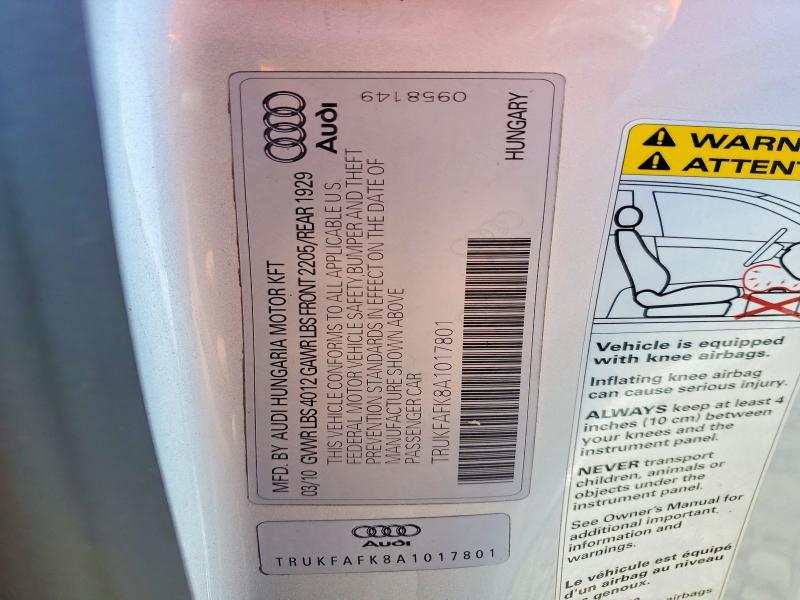 2010 Audi Tt Prestige