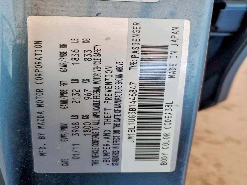 2011 Mazda 3 I