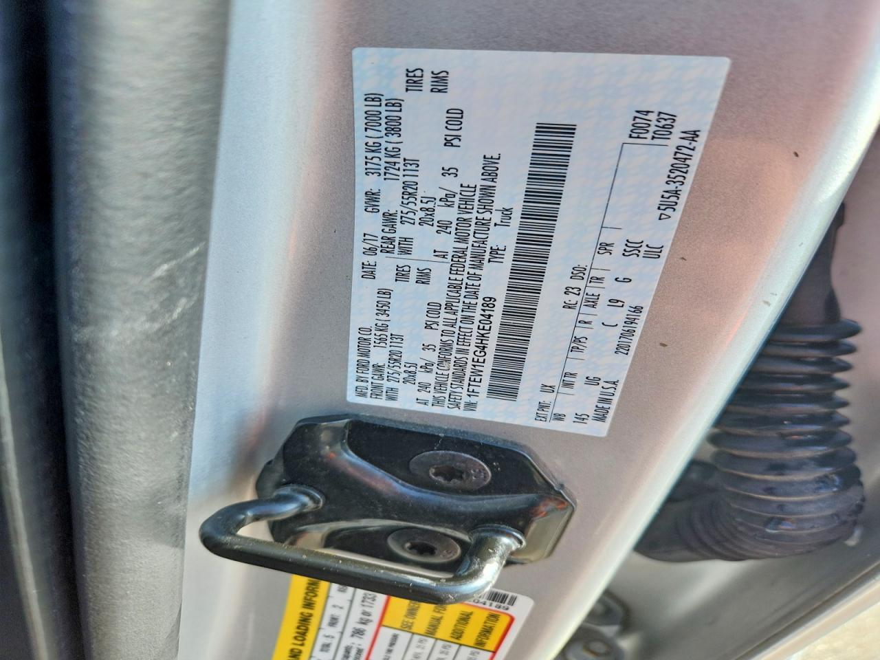 2017 Ford F150 Supercrew