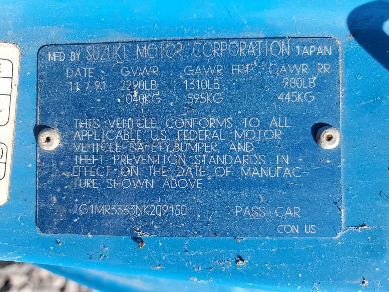 1992 GEO Metro lsi Sprint cl