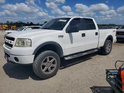 Salvage trucks for sale at Lumberton, NC auction: 2006 Ford F150 Supercrew