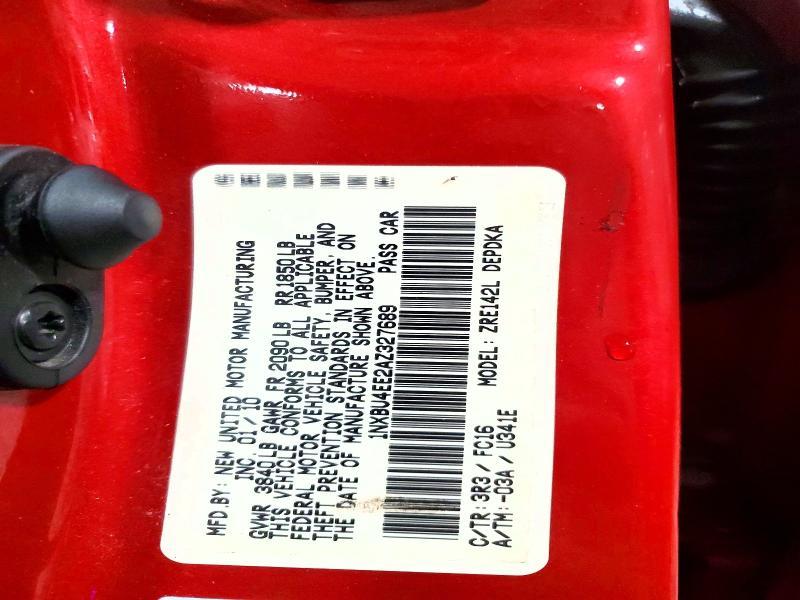 2010 Toyota Corolla le