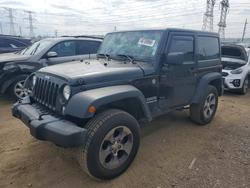 Jeep salvage cars for sale: 2015 Jeep Wrangler Sport