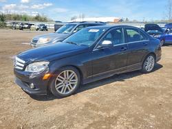 Mercedes-Benz salvage cars for sale: 2009 Mercedes-Benz C 300 4matic