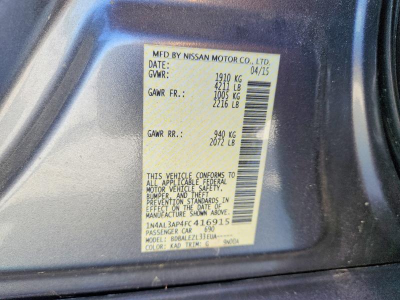 2015 Nissan Altima 2.5 s