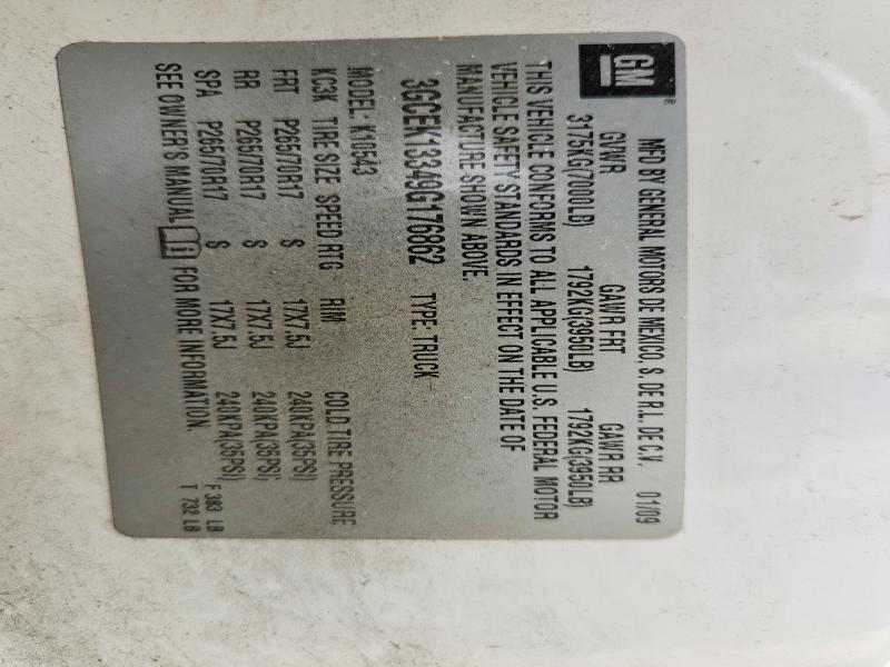 2009 Chevrolet Silverado K1500