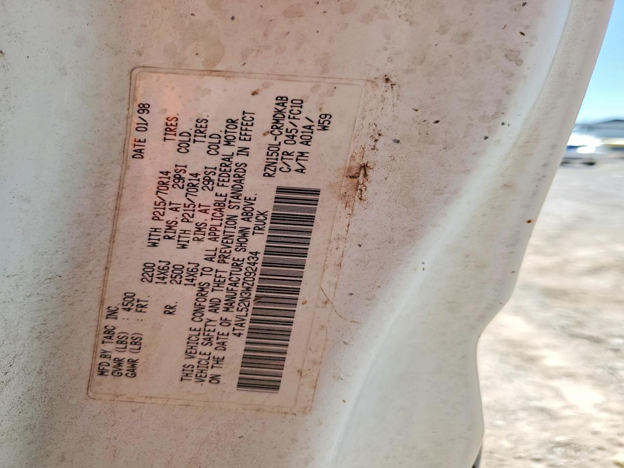 1998 Toyota Tacoma Base