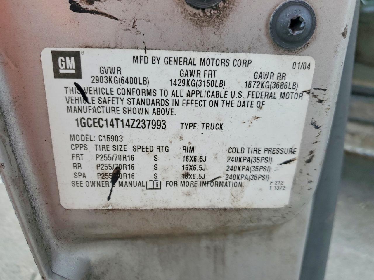 2004 Chevrolet Silverado C1500