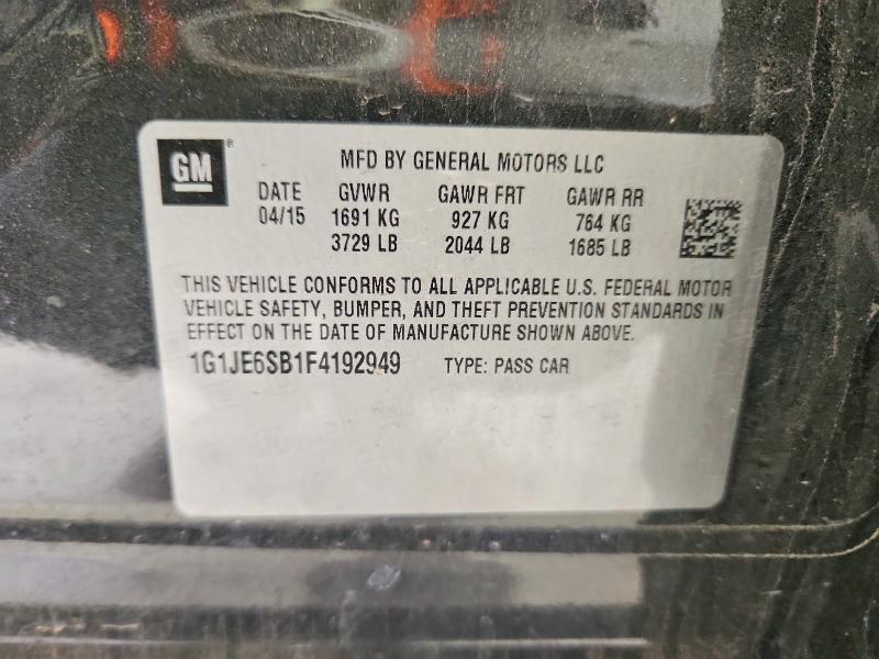 2015 Chevrolet Sonic ltz