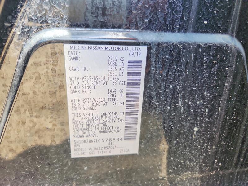 2020 Nissan Pathfinder sv