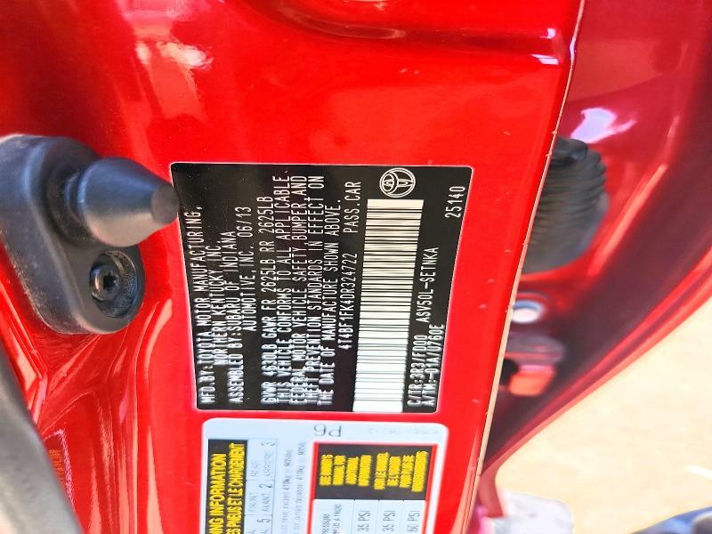 2013 Toyota Camry le