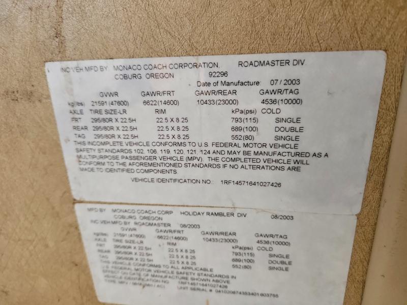 2004 Holiday Rambler 2004 Navigator RV