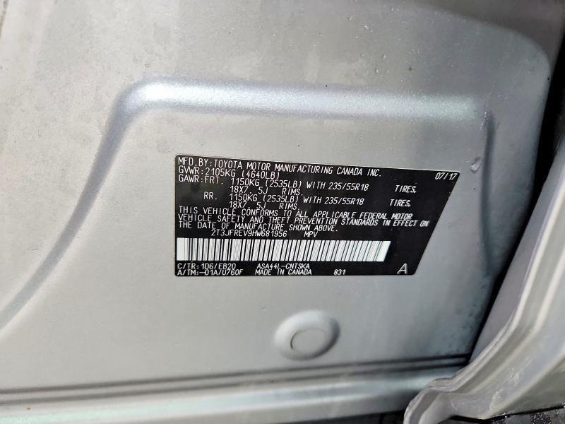 2017 Toyota Rav4 se