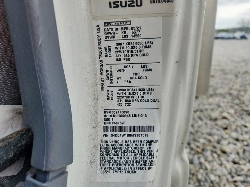 2021 Isuzu NPR HD BOX Truck