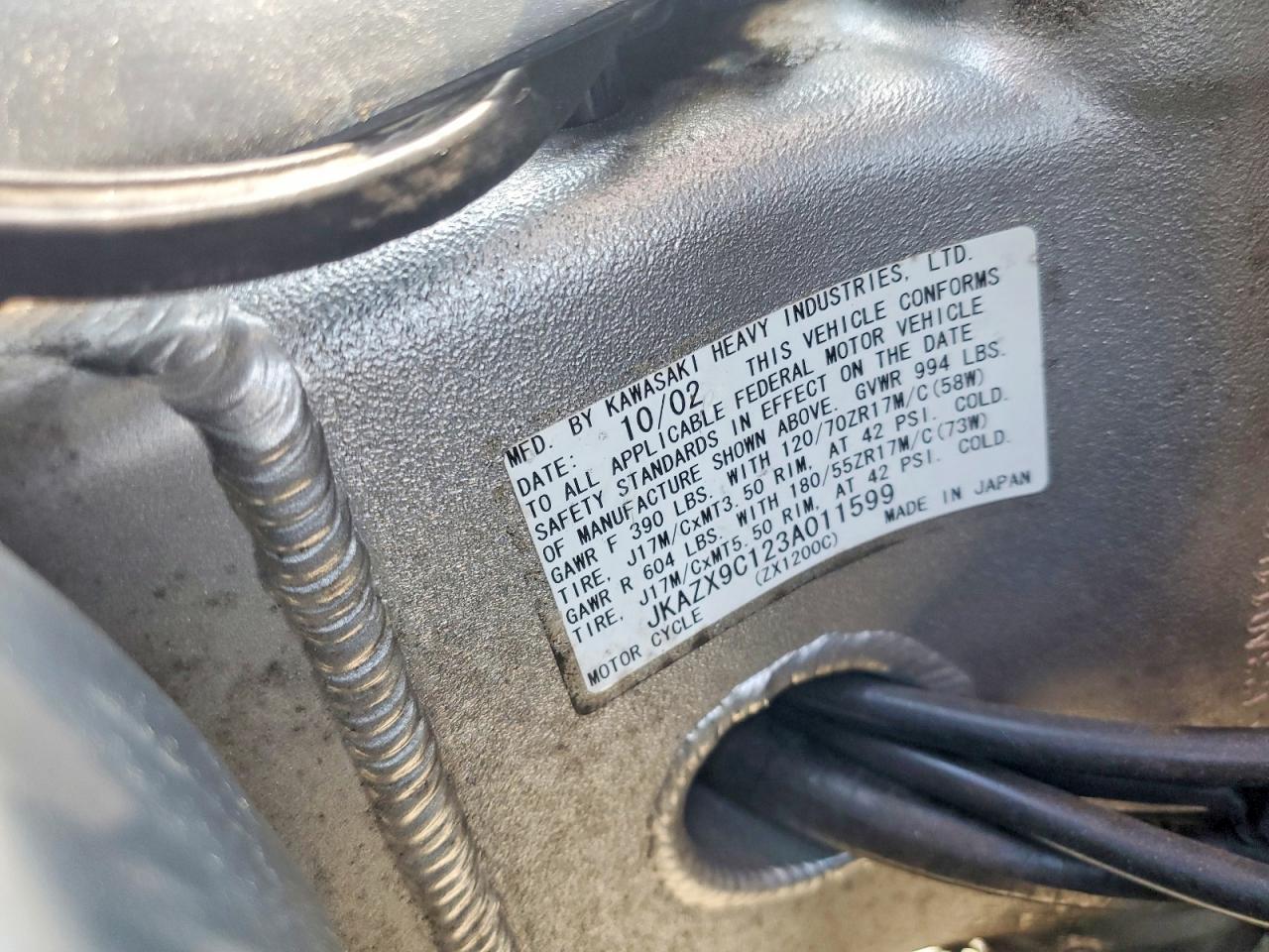 2003 Kawasaki ZX1200 C