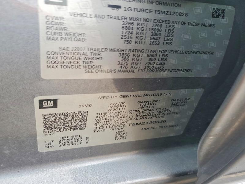 2021 GMC Sierra K1500 Elevation