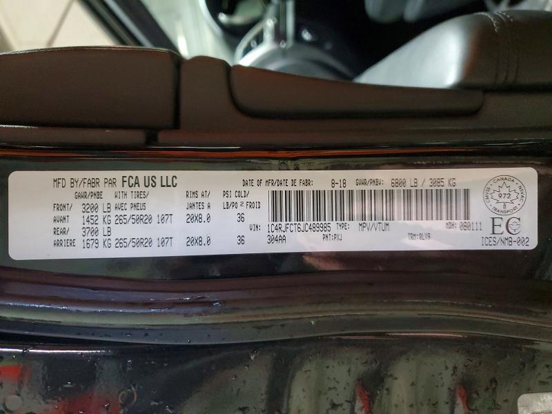 2018 Jeep Grand Cherokee Overland