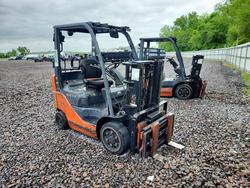 Salvage trucks for sale at Kansas City, KS auction: 2014 Toyota TA 8FGCU20 Forklift