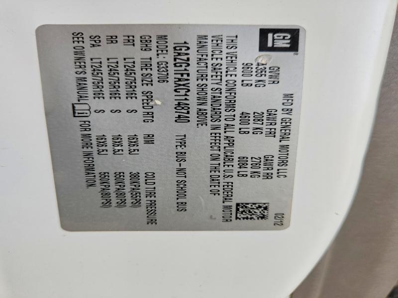 2012 Chevrolet Express G3500 LT