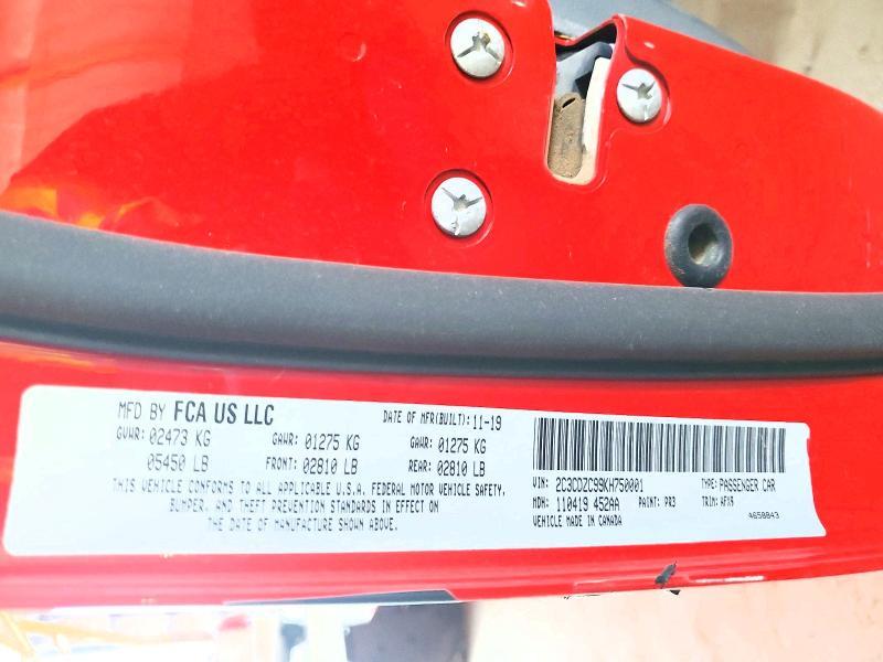 2019 Dodge Challenger srt Hellcat