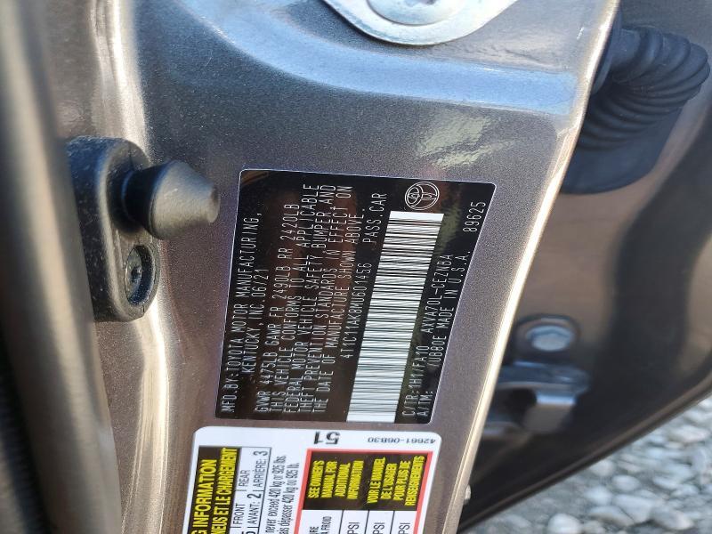 2021 Toyota Camry le