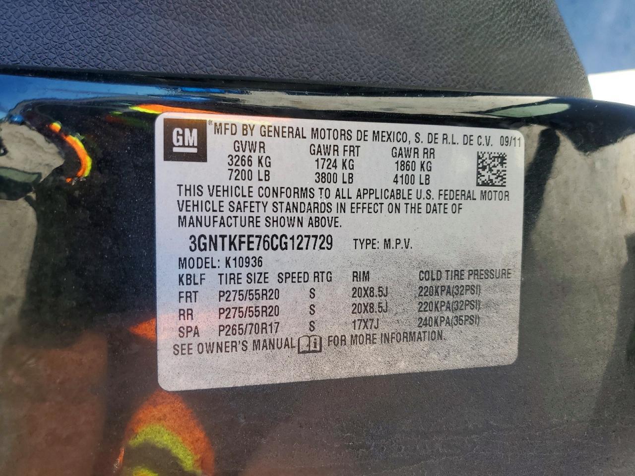 2012 Chevrolet Avalanche LT