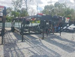 Salvage trucks for sale at Riverview, FL auction: 2022 Texas Pride CA84727KGN Car Carrier