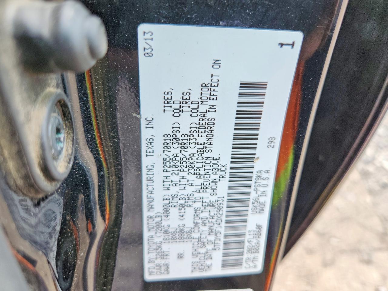 2013 Toyota Tundra Crewmax SR5