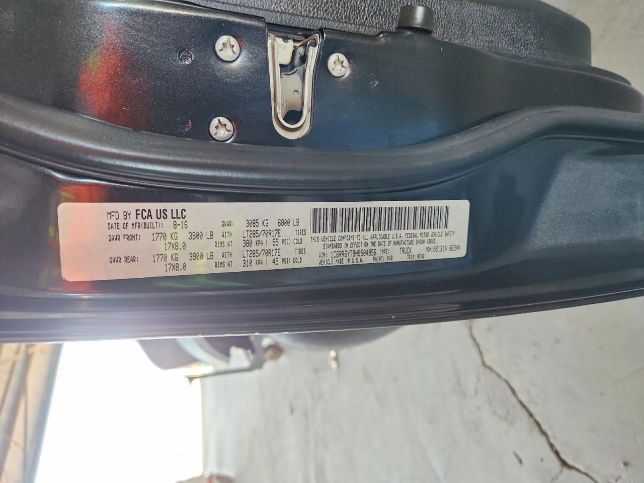 2017 Dodge RAM 1500 Rebel