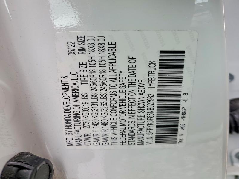 2022 Honda Ridgeline Black Edition