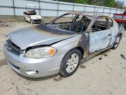 Salvage cars for sale from Copart Hampton, VA: 2007 Chevrolet Monte Carlo lt