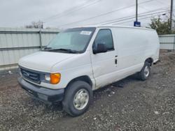 Salvage trucks for sale at Hillsborough, NJ auction: 2007 Ford Econoline E250 Van