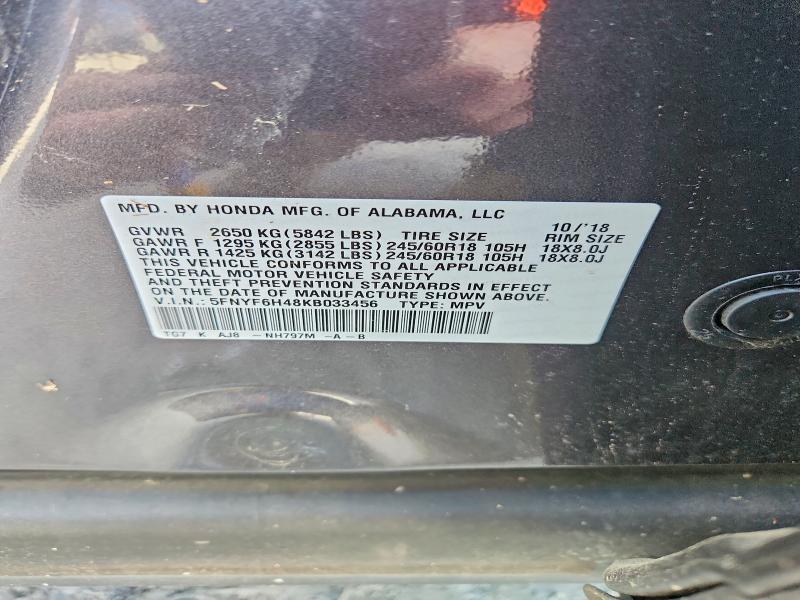 2019 Honda Pilot exl