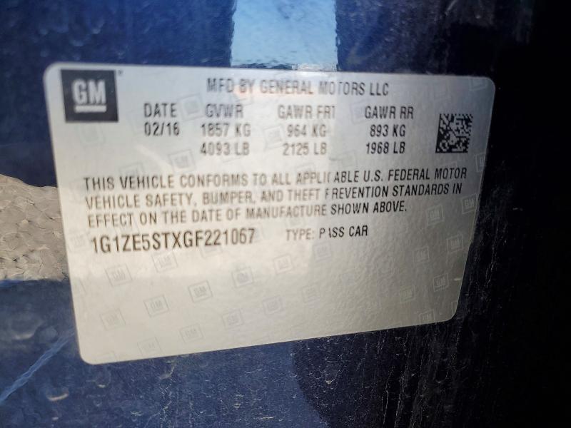 2016 Chevrolet Malibu lt