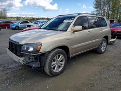 Toyota salvage cars for sale: 2007 Toyota Highlander Hybrid