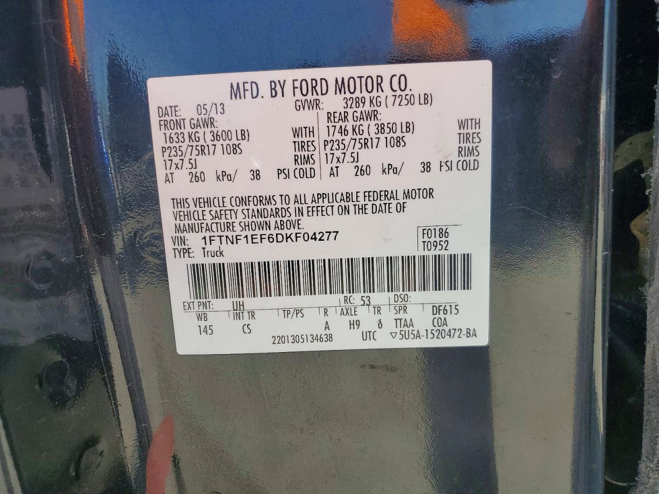 2013 Ford F150