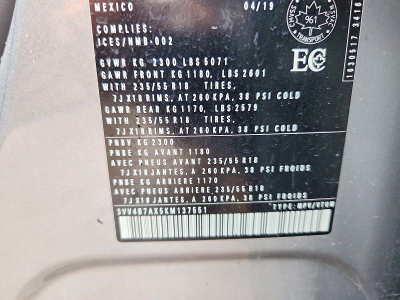 2019 Volkswagen Tiguan sel Premium